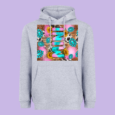 Western Mini Heavyweight Hoodie Designed By Ranaportraitstore