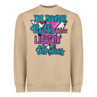 Mushroom The Thunder Rolls And The Lıghtnıng Strikes Heavyweight Sweatshirt - JahusDesignShop