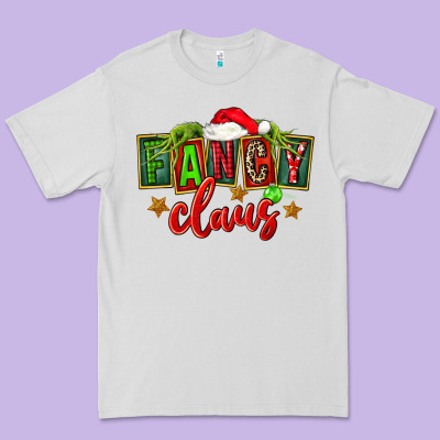 Christmas Fancy Claus Premium Tee Designed By Fadigitalartstudio