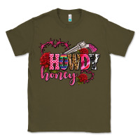 Army Green howdy honey rose olivia Classic Tee - OliviaCreatesArt