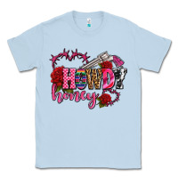 Dusty Blue howdy honey rose olivia Classic Tee - OliviaCreatesArt