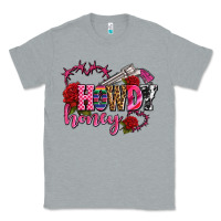 Heather Grey howdy honey rose olivia Classic Tee - OliviaCreatesArt