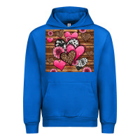 Cobalt valentines day western hearts and sunflowers Urban Hoodie - Jasminsmagicworld
