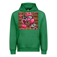 Emerald valentines day western hearts and sunflowers Urban Hoodie - Jasminsmagicworld