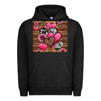 Pigment Black valentines day western hearts and sunflowers Urban Hoodie - Jasminsmagicworld