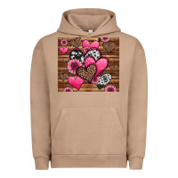 Pigment Burro valentines day western hearts and sunflowers Urban Hoodie - Jasminsmagicworld