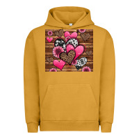 Pigment Peanut Butter valentines day western hearts and sunflowers Urban Hoodie - Jasminsmagicworld