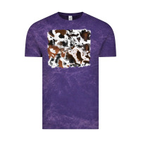 Cloud Purple cowhide background Vintage Tee - RanaPortraitStore