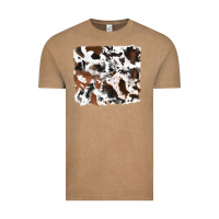 Vintage Coffee cowhide background Vintage Tee - RanaPortraitStore