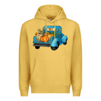 Antique Gold fall truck Premium Hoodie - Artiststas