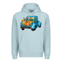 Blue Mist fall truck Premium Hoodie - Artiststas