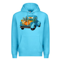 Ocean Blue fall truck Premium Hoodie - Artiststas