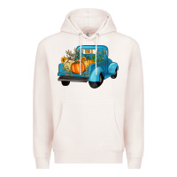 Pale Pink fall truck Premium Hoodie - Artiststas