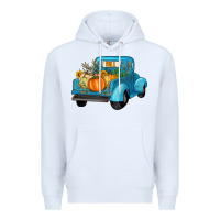 White fall truck Premium Hoodie - Artiststas