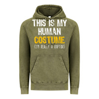 Human Costume Raptor Halloween Velociraptor Lazy Easy T Shirt Vintage Hoodie | Teevron