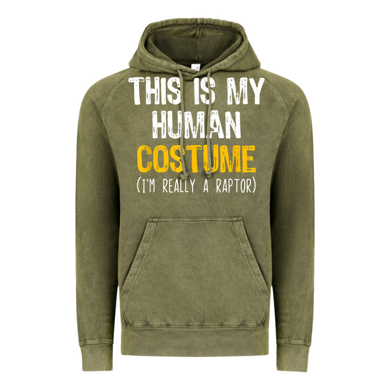 Human Costume Raptor Halloween Velociraptor Lazy Easy T Shirt Vintage Hoodie by baoMotion | Teevron