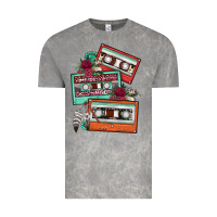 Cloud Rock cassette floral gemstone Vintage Tee - FaDigitalArtStudio