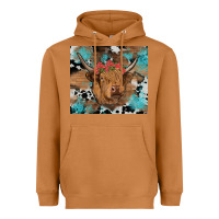 Meerkat western roses cow Heavyweight Hoodie - RanaPortraitStore