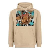 Mushroom western roses cow Heavyweight Hoodie - RanaPortraitStore