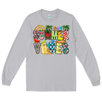 Moon Dust Summer Vibes Long Sleeve Tee - CowhideDigitalArt