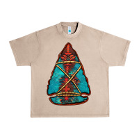 French Oak turquoise glitter aztec arrowhead Urban Heavy Tee - Jasminsmagicworld