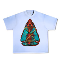 Grape Ice turquoise glitter aztec arrowhead Urban Heavy Tee - Jasminsmagicworld
