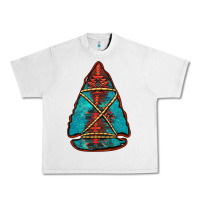 Lunar Rock turquoise glitter aztec arrowhead Urban Heavy Tee - Jasminsmagicworld