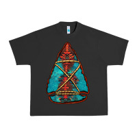 Pigment Black turquoise glitter aztec arrowhead Urban Heavy Tee - Jasminsmagicworld