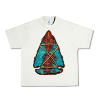 Pistachio turquoise glitter aztec arrowhead Urban Heavy Tee - Jasminsmagicworld