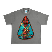 Tornado turquoise glitter aztec arrowhead Urban Heavy Tee - Jasminsmagicworld