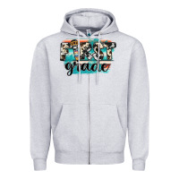 Heather Grey first grade Zipper Hoodie - JahusDesignShop