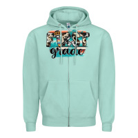 Seafoam first grade Zipper Hoodie - JahusDesignShop