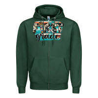 Sports Green first grade Zipper Hoodie - JahusDesignShop