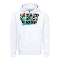 White first grade Zipper Hoodie - JahusDesignShop