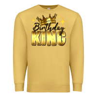 Antique Gold birthday king Premium Sweatshirt - RanaPortraitStore
