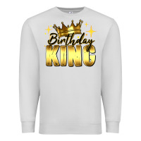 Dove Grey birthday king Premium Sweatshirt - RanaPortraitStore