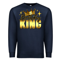 Navy birthday king Premium Sweatshirt - RanaPortraitStore