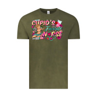 Vintage Olive cupid's favorite nurse Vintage Tee - FaDigitalArtStudio