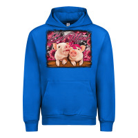 Cobalt be mine valentine's day pigs Urban Hoodie - Jasminsmagicworld