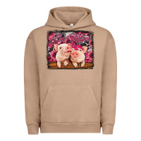 Pigment Burro be mine valentine's day pigs Urban Hoodie - Jasminsmagicworld