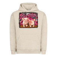 Pigment French Oak be mine valentine's day pigs Urban Hoodie - Jasminsmagicworld