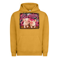 Pigment Peanut Butter be mine valentine's day pigs Urban Hoodie - Jasminsmagicworld