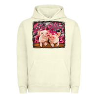 Pigment Pistachio be mine valentine's day pigs Urban Hoodie - Jasminsmagicworld