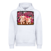 White be mine valentine's day pigs Urban Hoodie - Jasminsmagicworld