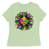 Matcha Mardi Gras Sunflower Ladies Tee - BundleAndBundleShop