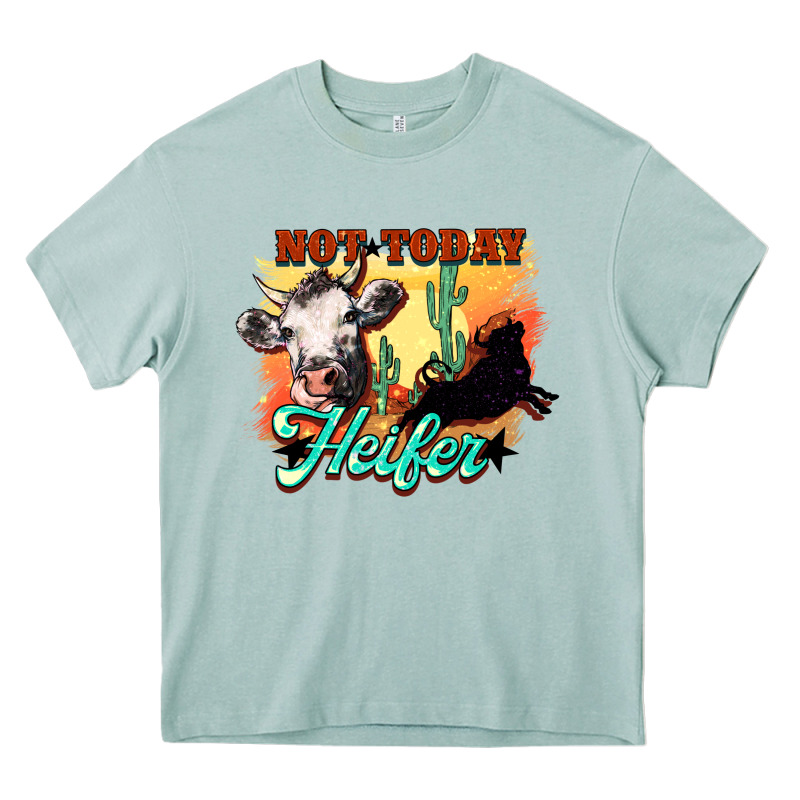 Not Today Heifer Heavy Core Tee by HowdyJamesFarm | Teevron