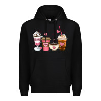 Black Mommy coffee Premium Hoodie - Artiststas