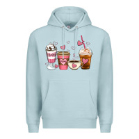 Blue Mist Mommy coffee Premium Hoodie - Artiststas