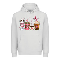 Dove Grey Mommy coffee Premium Hoodie - Artiststas