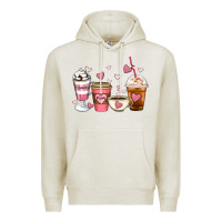 Oatmeal Heather Mommy coffee Premium Hoodie - Artiststas
